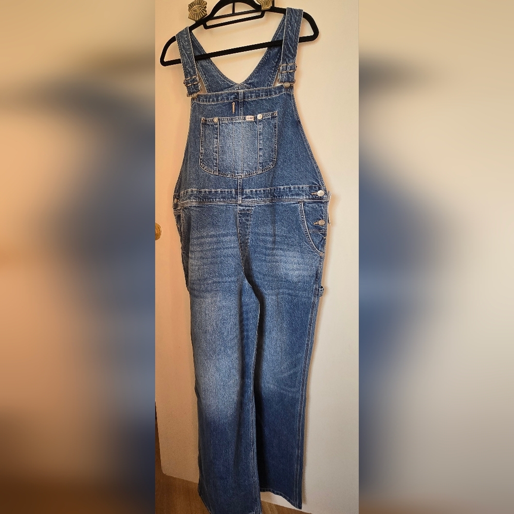 Lee Classic Blue Denim Overalls NWT